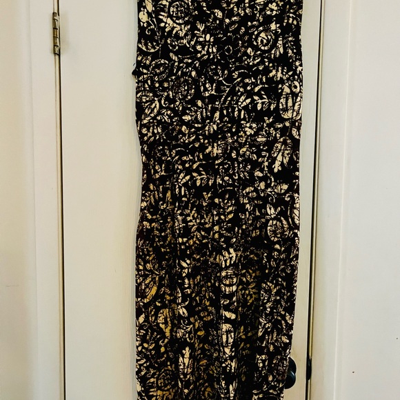 Lauren Ralph Lauren Stretch Safari Print Gathered Waist Fitted Slimming Dress 14 - Picture 6 of 11